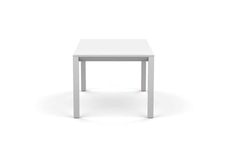 Hayes Dining with White Table Top and Powder Coated White legs - Image 2