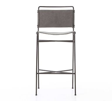 Perkins Bar Stool, Gray - Image 0