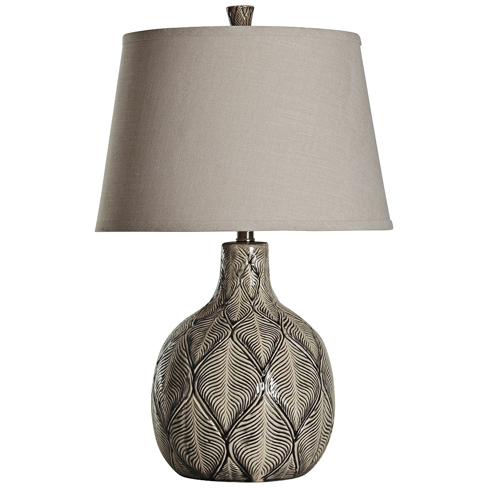 Dothan Black And White Ceramic Table Lamp - Style # 60Y81 - Image 0