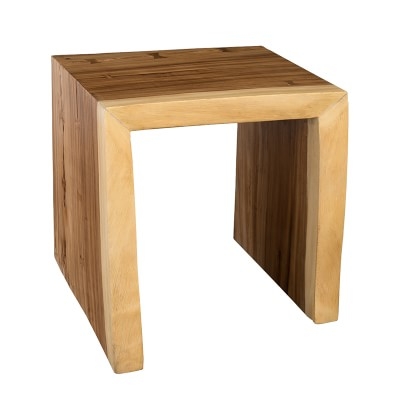 Porter Live Edge Side Table, Wood - Image 0