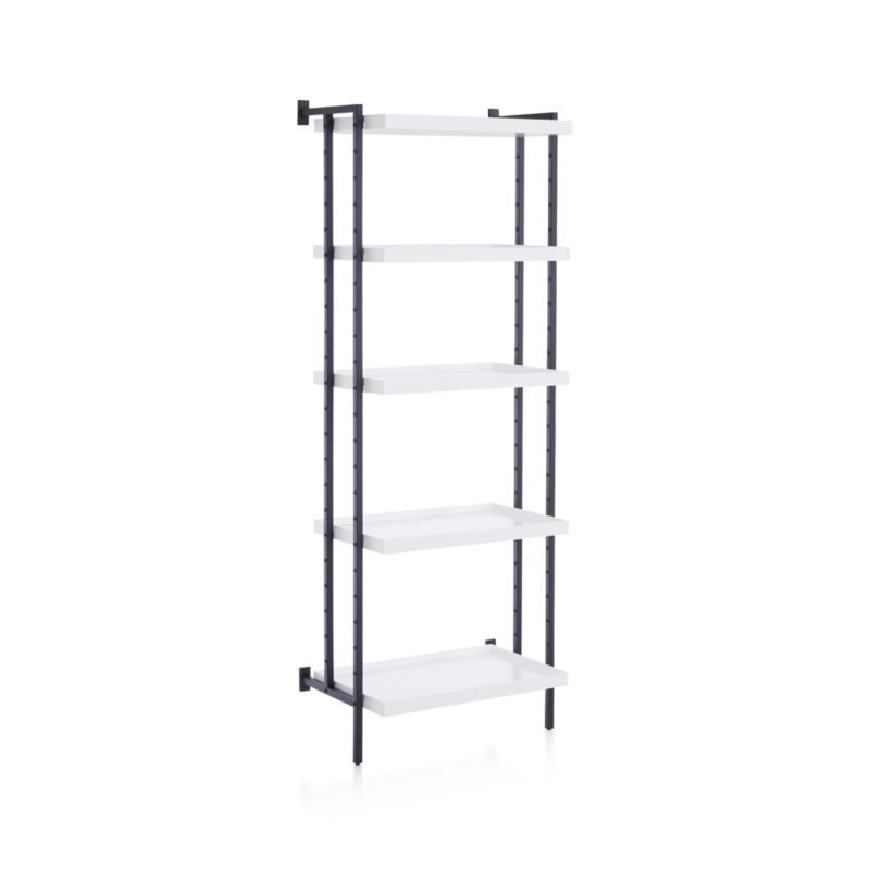 Flex Modular 24" 5-Shelf Full Bookcase - Image 1