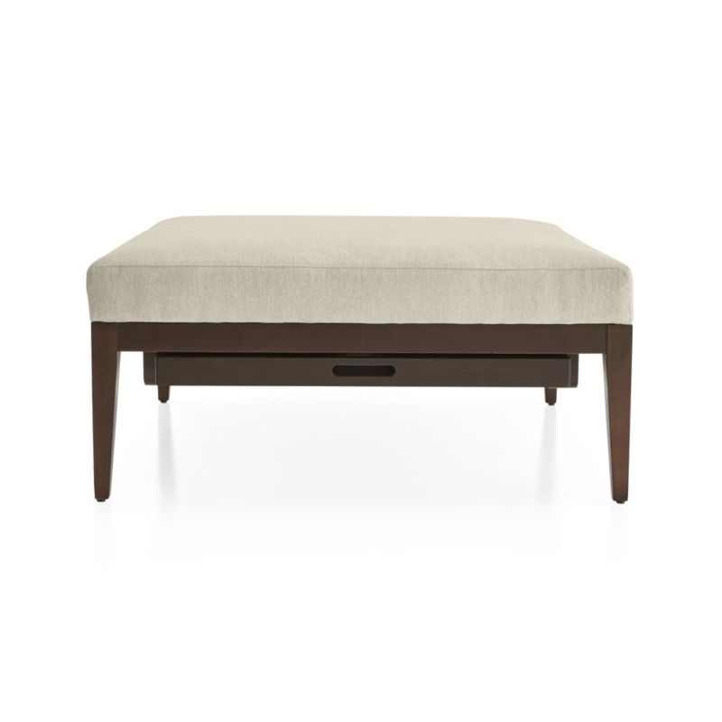 Nash Square Ottoman with Tray - Image 1