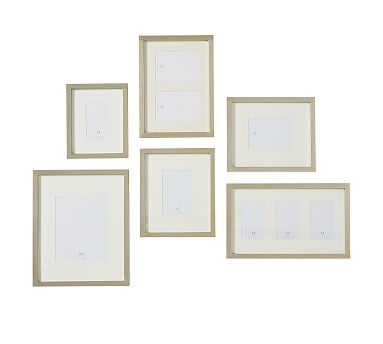Champagne Gilt Photo Frame Gallery in a Box, Set of 6 - Image 0