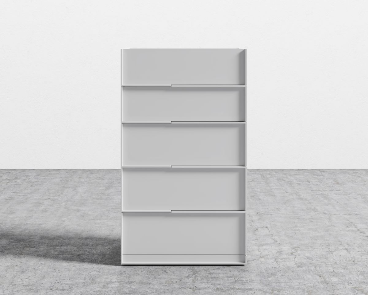 Hunter Tall Dresser - Glossy White Lacquer - Image 0