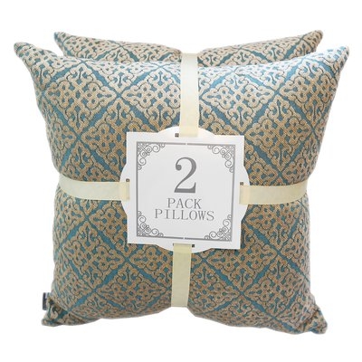 Chenille Jacquard Throw Pillow - Set of 2 - Image 1