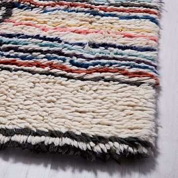 Charm Wool Rug, Multi, 5'x8' - Image 1