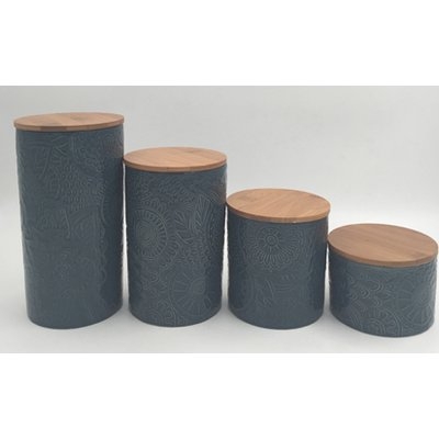 4 Piece Kitchen Canister Set - Image 0