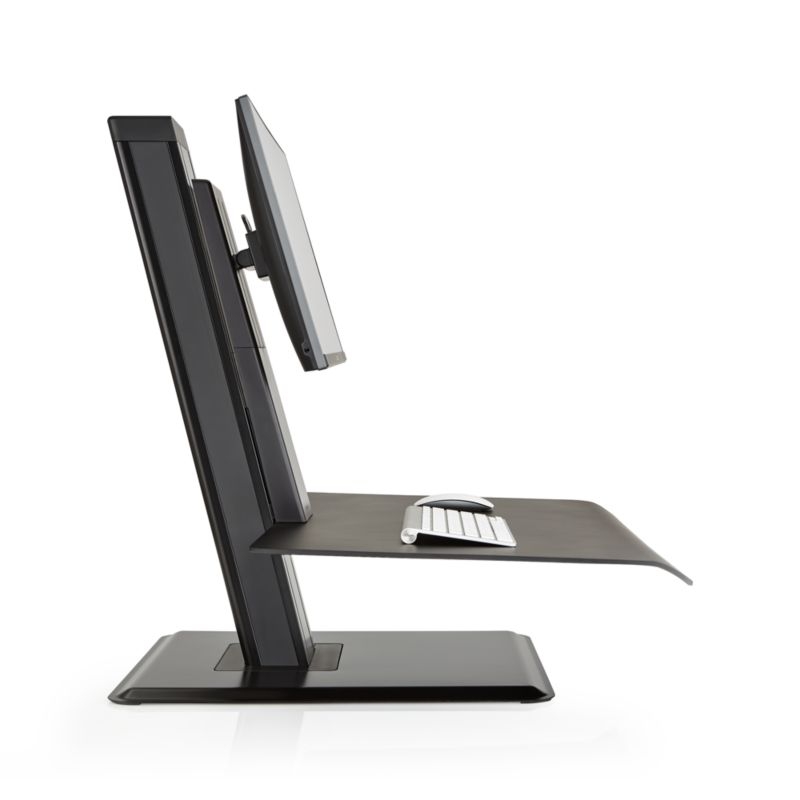 Humanscale ® Black Single Monitor Quickstand Eco Standing Desk Converter - Image 5