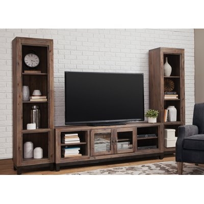 Baringer Console Entertainment Center for TVs up to 80" with 2 Open Pier - Image 0