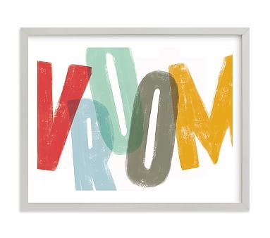 Vroom Wall Art by Minted(R), 14x11, Gray - Image 0