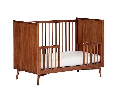 west elm x pbk Mid-Century Toddler Bed Conversion Kit, Acorn, Flat Rate - Image 0