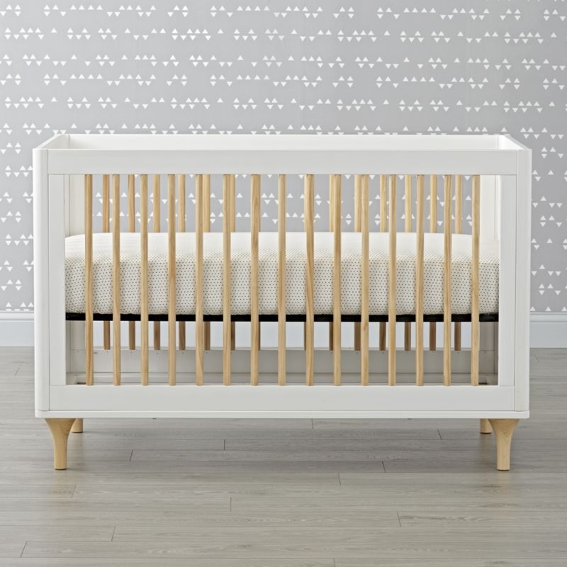 Babyletto Lolly White & Natural 3 in 1 Convertible Crib - Image 5
