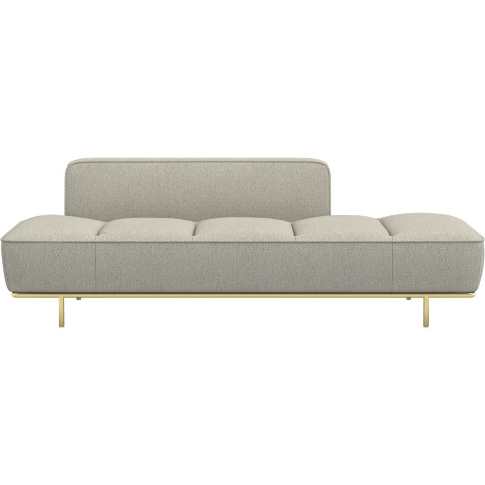 lawndale stone daybed with brass base - Image 0