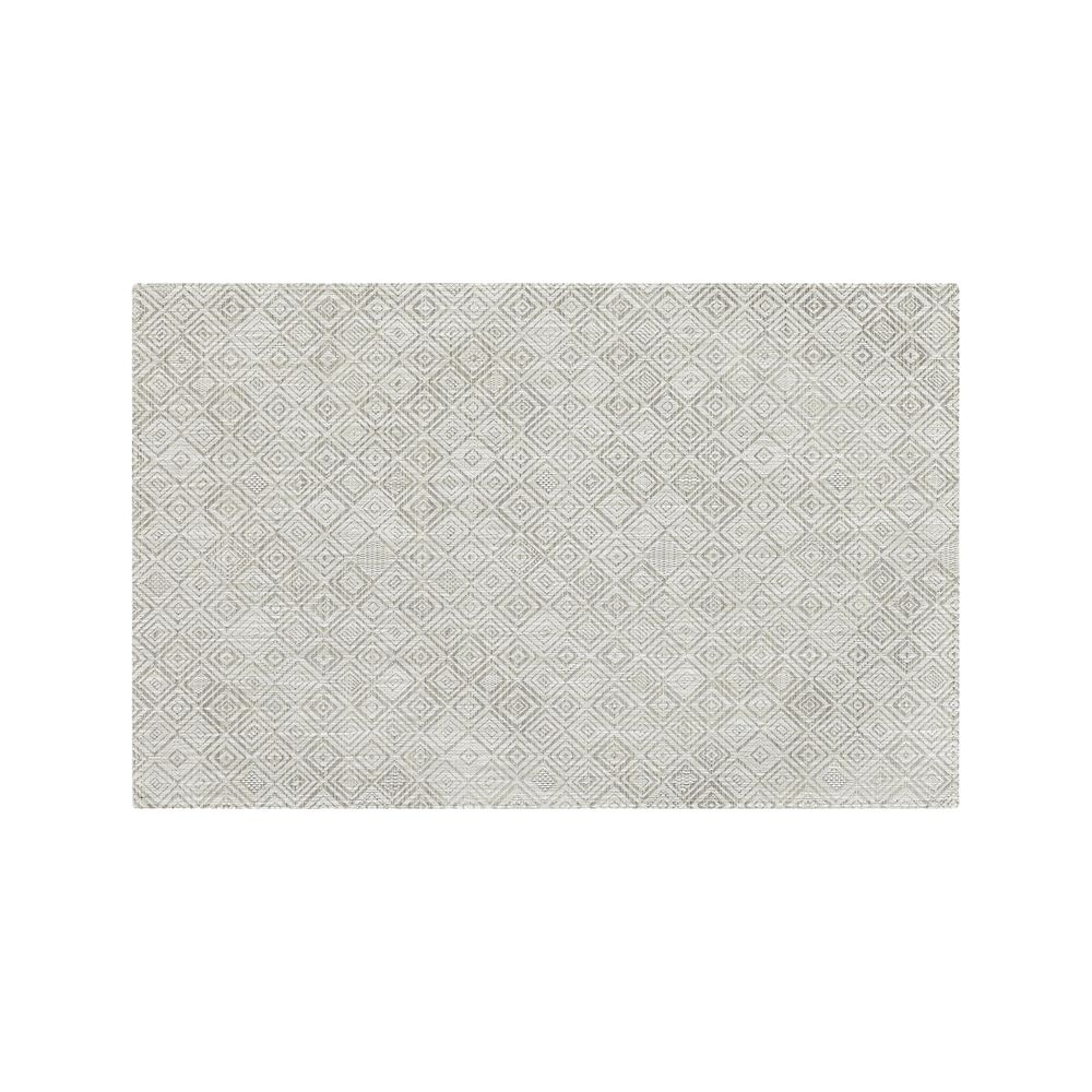 Chilewich ® Mosaic Grey Woven Indoor/Outdoor Floormat 23"x36" - Image 0