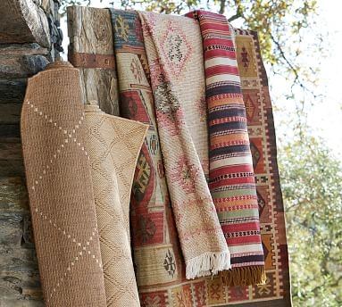 Kimmy Handwoven Outdoor Rug, 8 x 10', Natural/Earth - Image 3