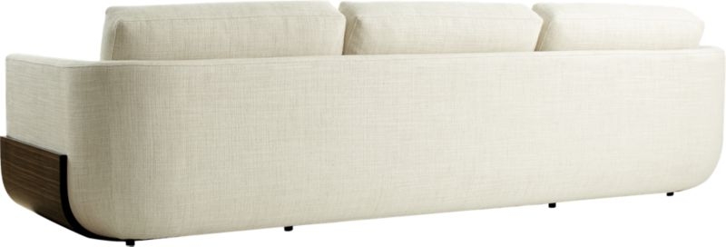 Remy White Wood Base Sofa - Image 5