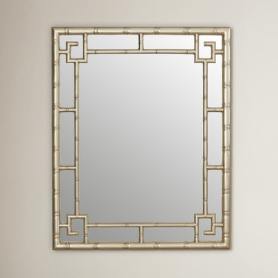 Silver Leaf Resin Wall Mirror - Image 0