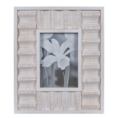 Finnell Carved Wood Tabletop Display Picture Frame - Image 0