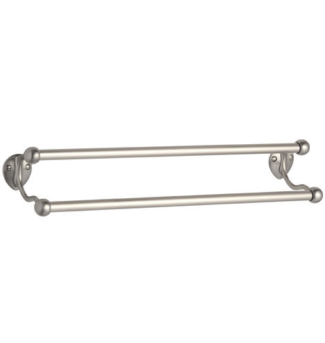 Linfield Double Towel Bar, Brushed Nickel - Image 1