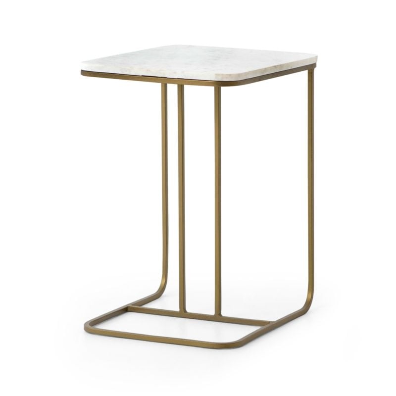 Audrey Marble C Table - Image 1