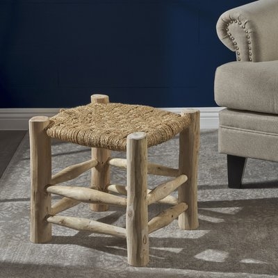 Sid Hand-Woven Accent Stool - Image 0