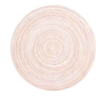 Capel Custom Braid Round Rug, Pink, 5' Round - Image 0