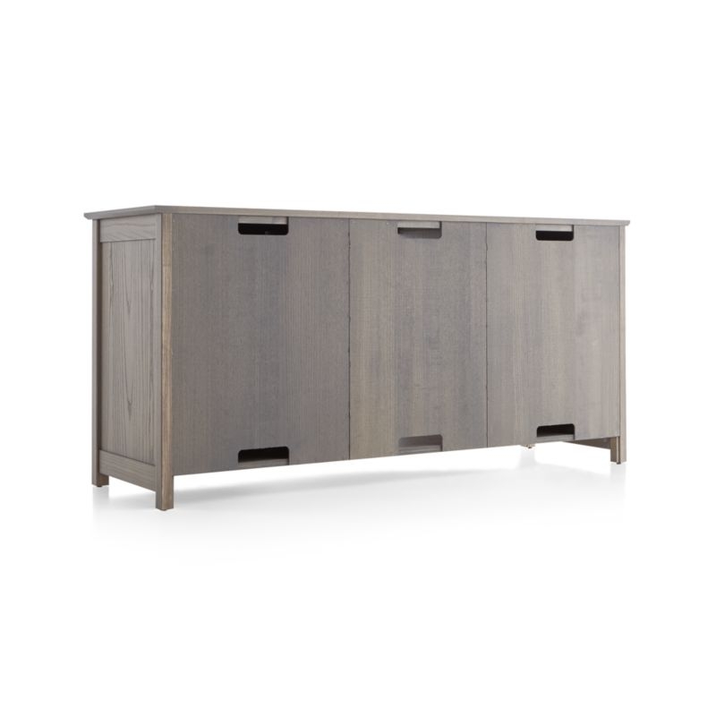 Ainsworth Dove 64" Media Console with Glass/Wood Doors - Image 5