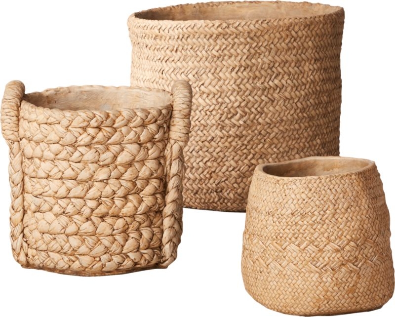 Cement Basket Medium Planter - Image 5