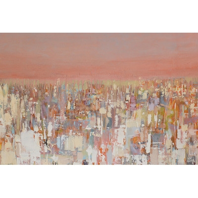 Urbanities Series: Cityscape Painting Print on Wrapped Canvas - Image 0