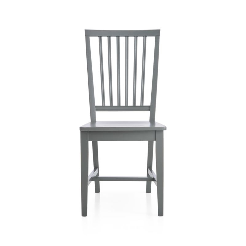 Village Grey Wood Dining Chair - Image 2