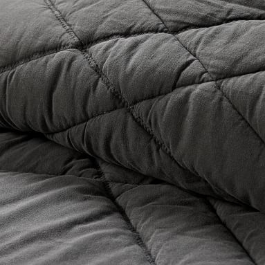 Ryder Rugged Quilt, Full/Queen, Faded Black - Image 4