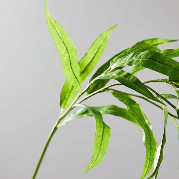Faux Botanicals, Willow Leaf Branch - Image 1