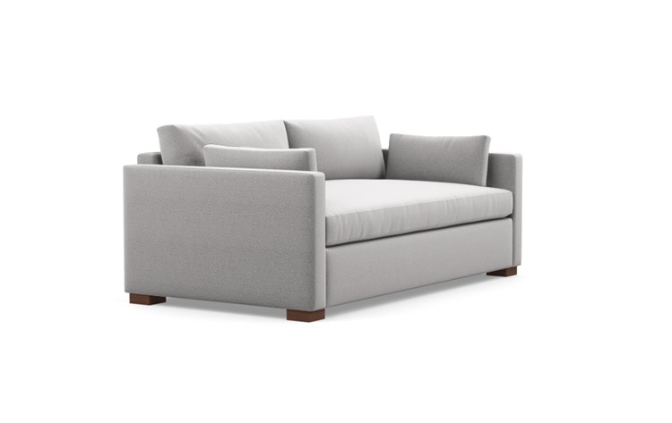 Charly Sofa with Grey Ash Fabric and Oiled Walnut legs - Image 1