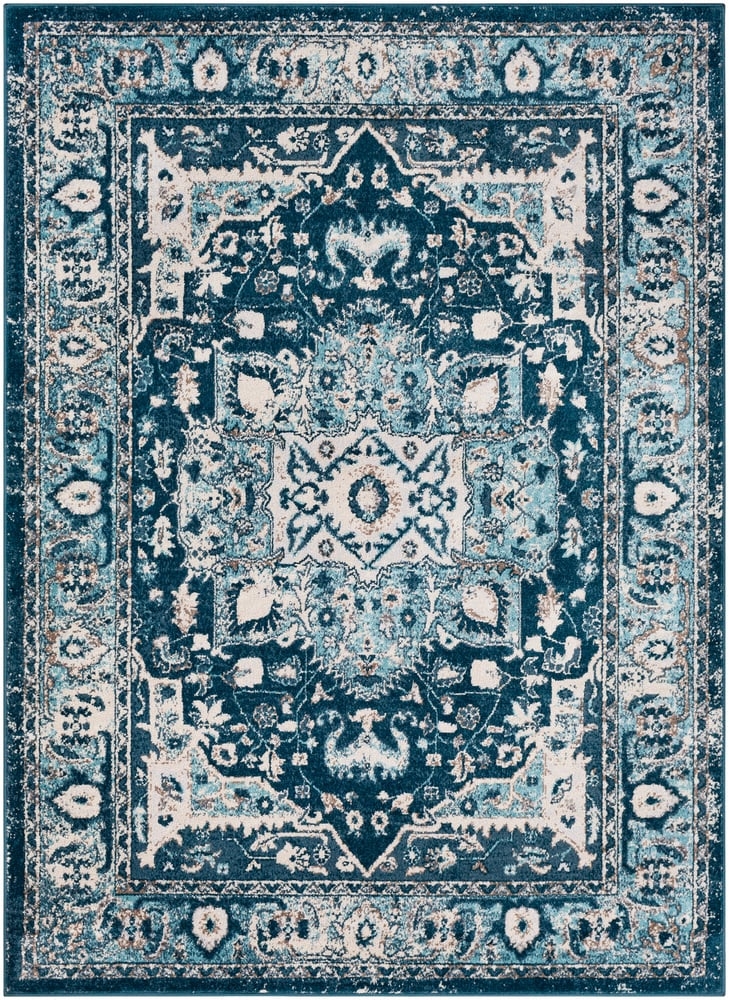Varanasi Green Indoor 2' x 2'11" Machine Woven Rug - Image 0