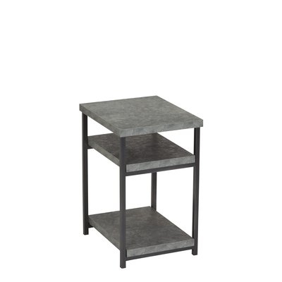 Slate Faux Concrete Low End Table - Image 0