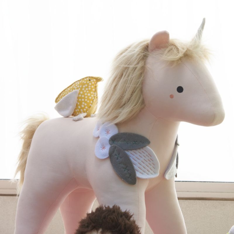 Plush Unicorn Ride On Toy - Image 10