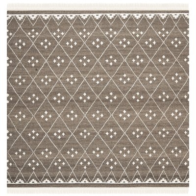 Mill Hand-Woven/Flat-Woven Brown/Ivory Area Rug - Image 0
