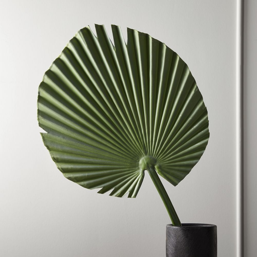 Faux Small Fan Palm Leaf - Image 0