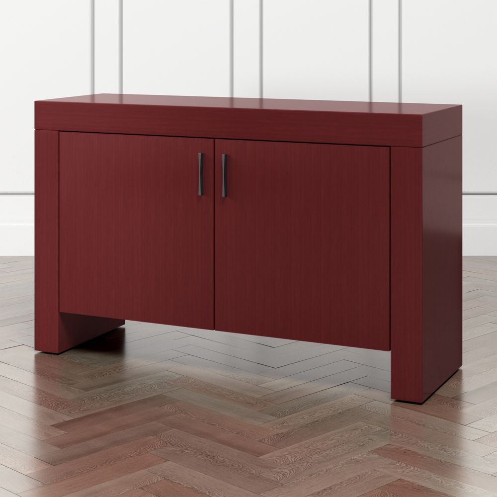 Waterfall Red Storage Cabinet - Image 0