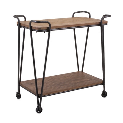 Cottrell Wood and Iron Table - Image 0