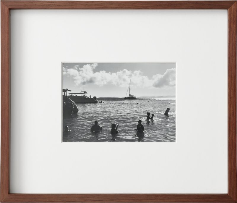 Gallery Walnut Frame with White Mat 5x7 - Image 5