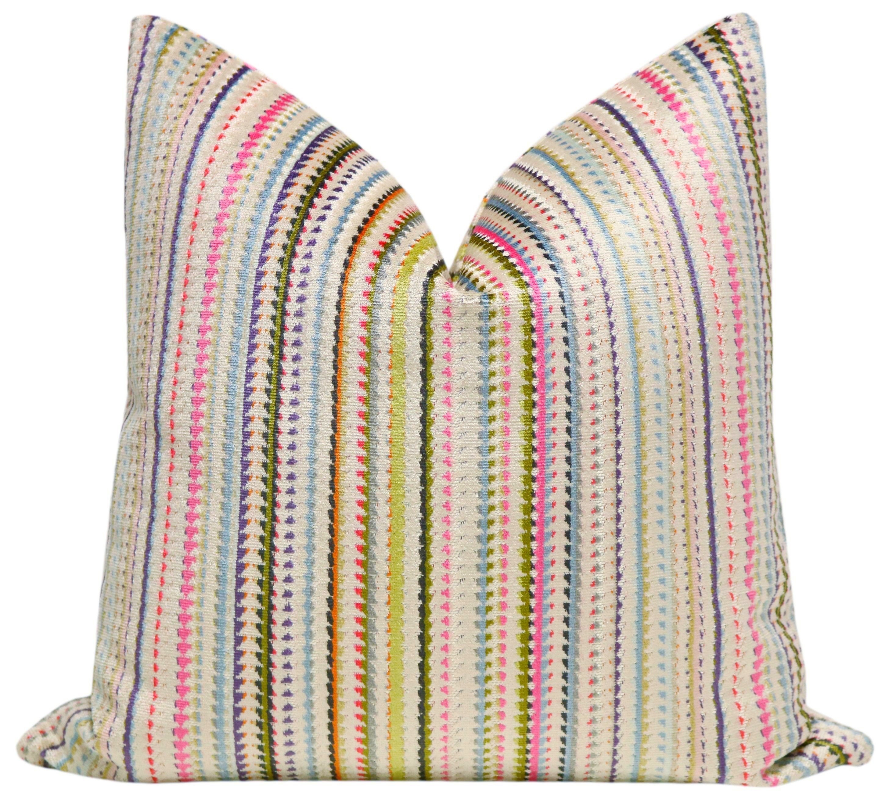 TRIBECA CUT VELVET // MULTI - Sample 4" X 4" - Image 0