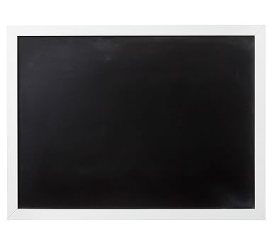 Framed Chalkboard, Large, White - Image 0