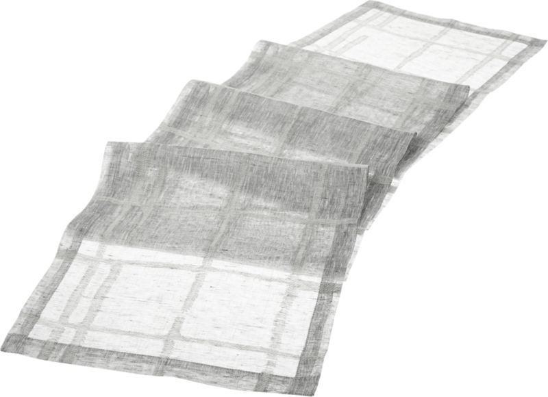 Cutwork Gauze Linen Table Runner 120" - Image 3