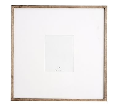 Wood Gallery Oversized Frame, Gray, 25" x 25" - Image 0