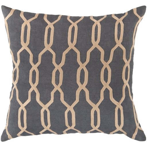Gates Throw Pillow, 18" x 18", pillow cover only - Image 1