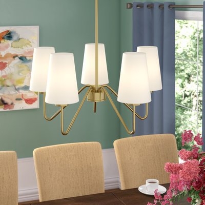 Higginson 5-Light Shaded Classic/Traditional Chandelier - Image 0