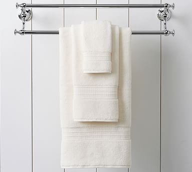 Hydrocotton Quick-Dry Organic Bath Towel, Ivory - Image 0