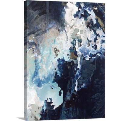 'Deep Blue Pool Crop' by Kari Taylor Painting Print on Canvas - Image 0