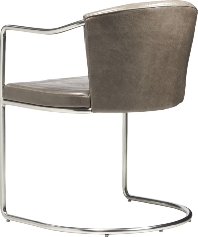Cleo Grey Cantilever Chair - Image 4